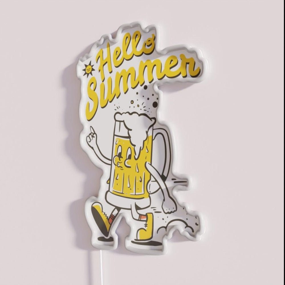 Hello Summer Rgb Led Neon Sign - Shineneon
