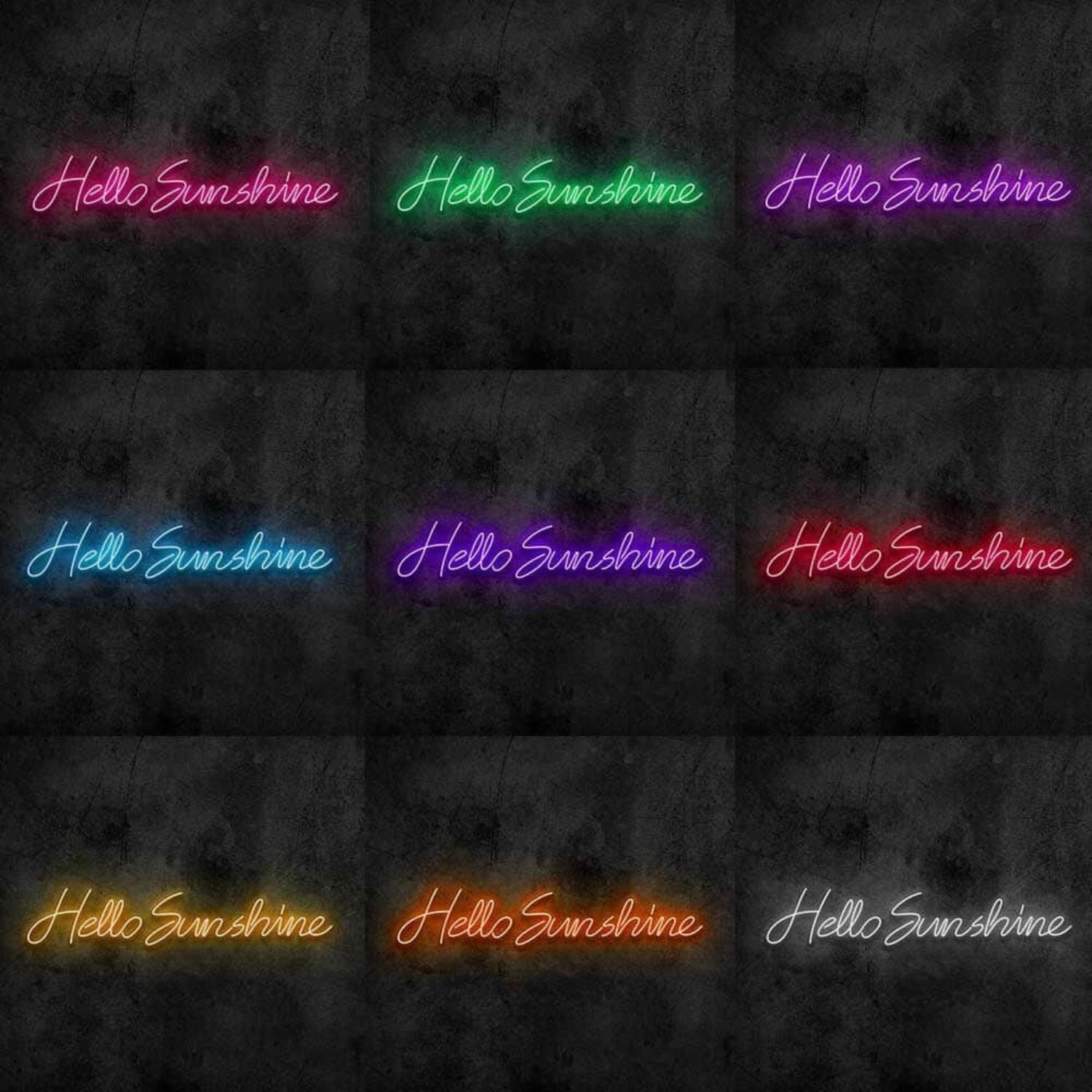 Hello Sunshine Led Neon Sign - Shineneon