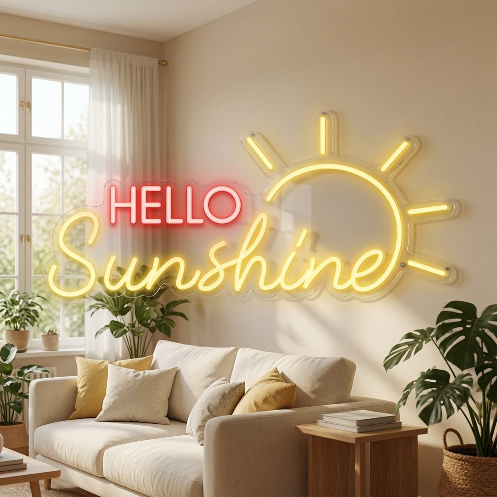 Hello Sunshine LED Neon Sign Wall Neon Sign - Shineneon