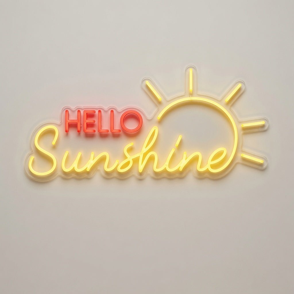 Hello Sunshine LED Neon Sign Wall Neon Sign - Shineneon