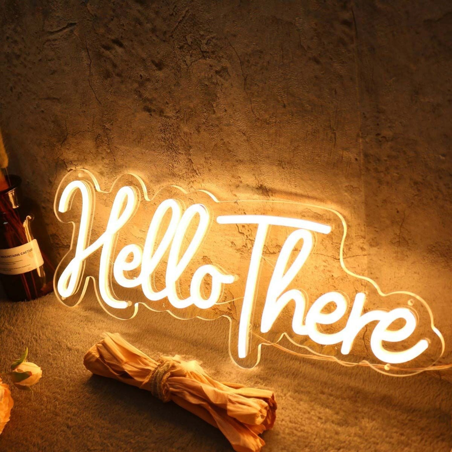 Hello There Yellow Led Neon Sign - Shineneon