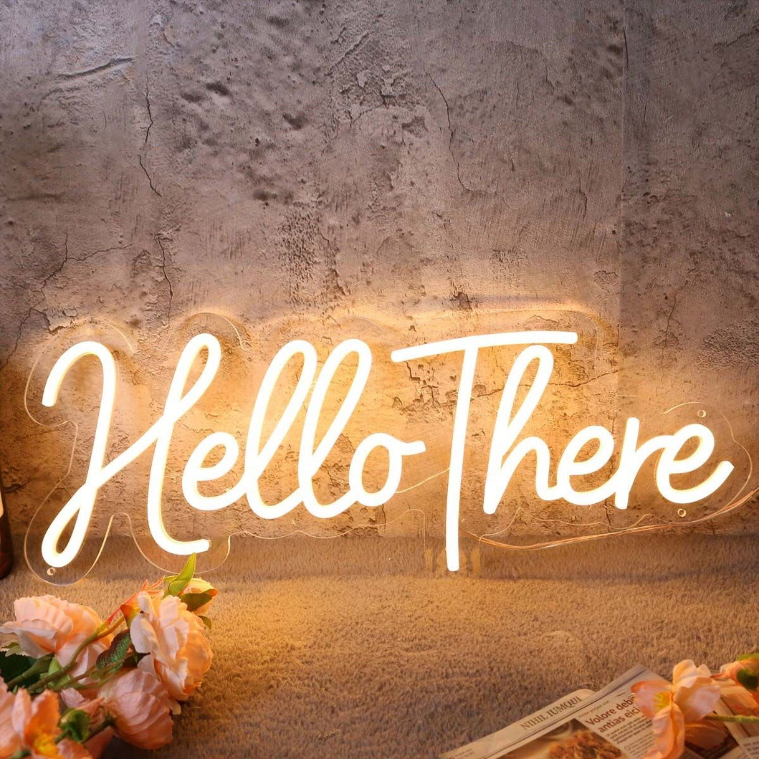 Hello There Yellow Led Neon Sign - Shineneon