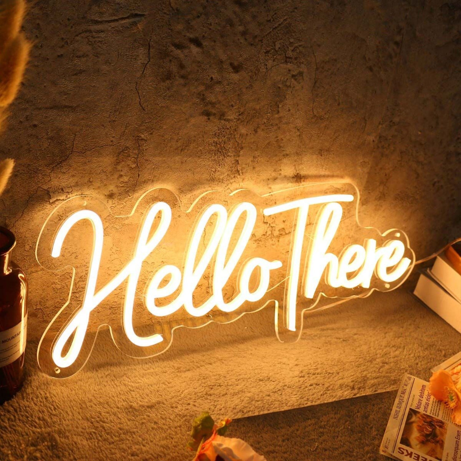 Hello There Yellow Led Neon Sign - Shineneon