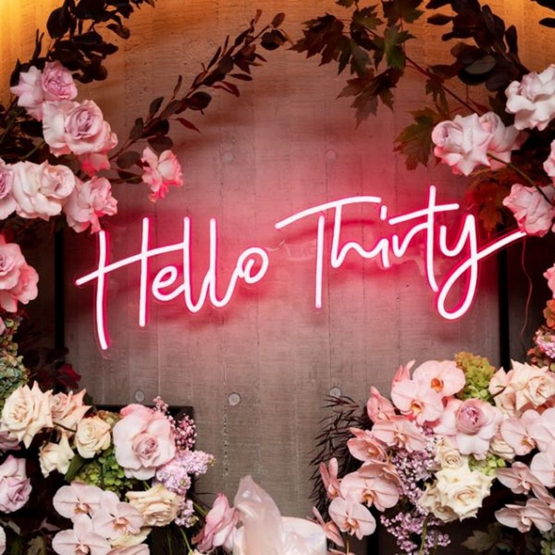 Hello Thirty Birthday Led Sign Business Neon Sign - Shineneon