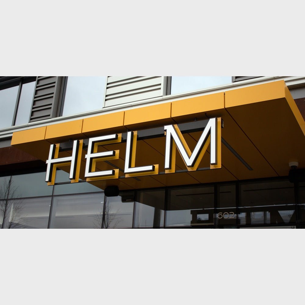 Helm 3D Frontlit Channel Letters Led Light Sign - Shineneon