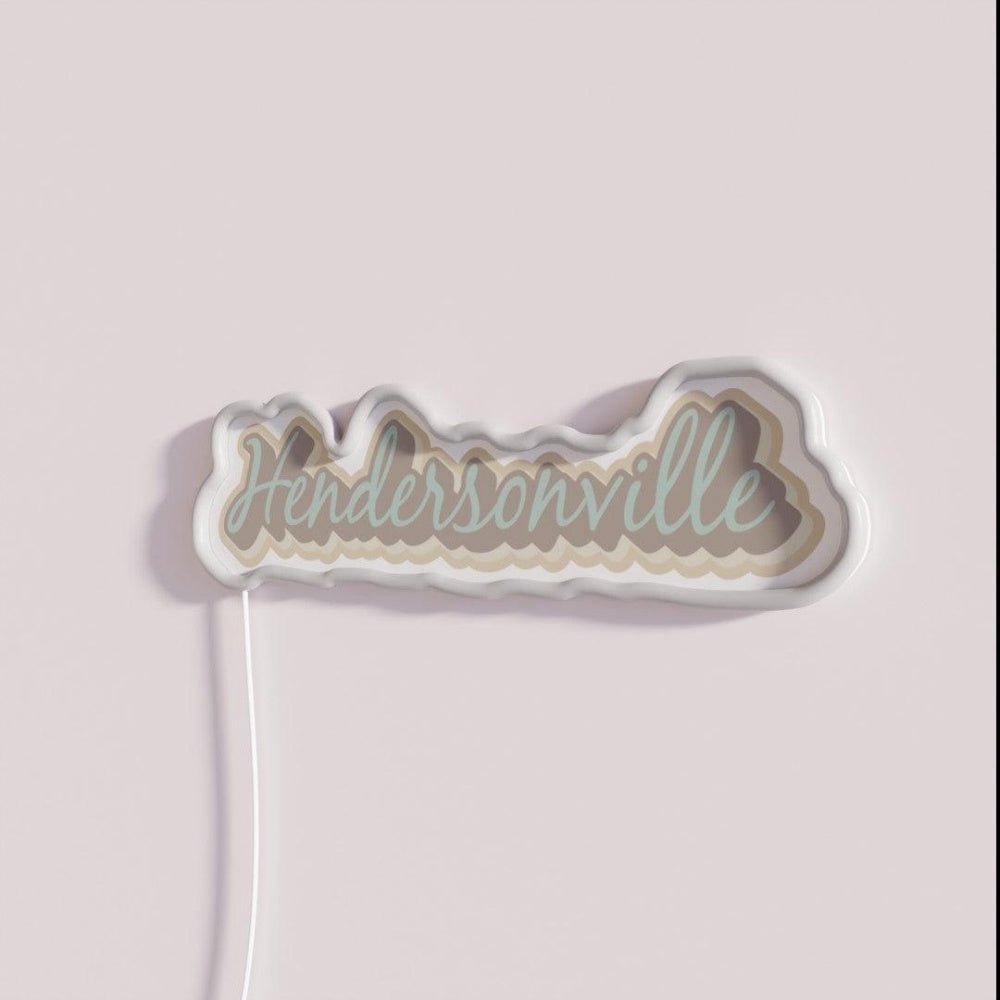 Hendersonville North Carolina Asheville Rgb Led Neon Sign - Shineneon