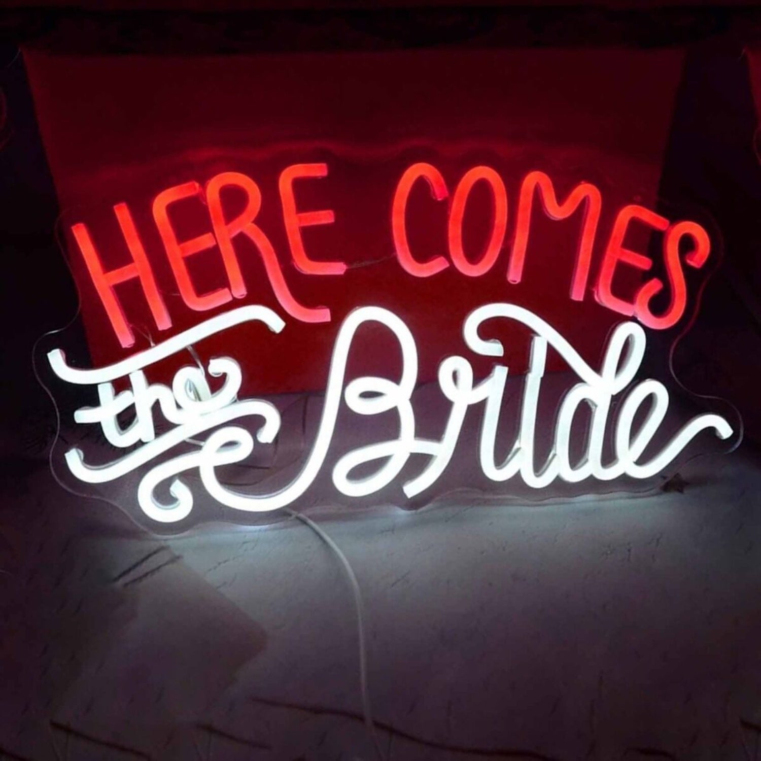 Here Comes The Bride Led Neon Sign | Shineneon