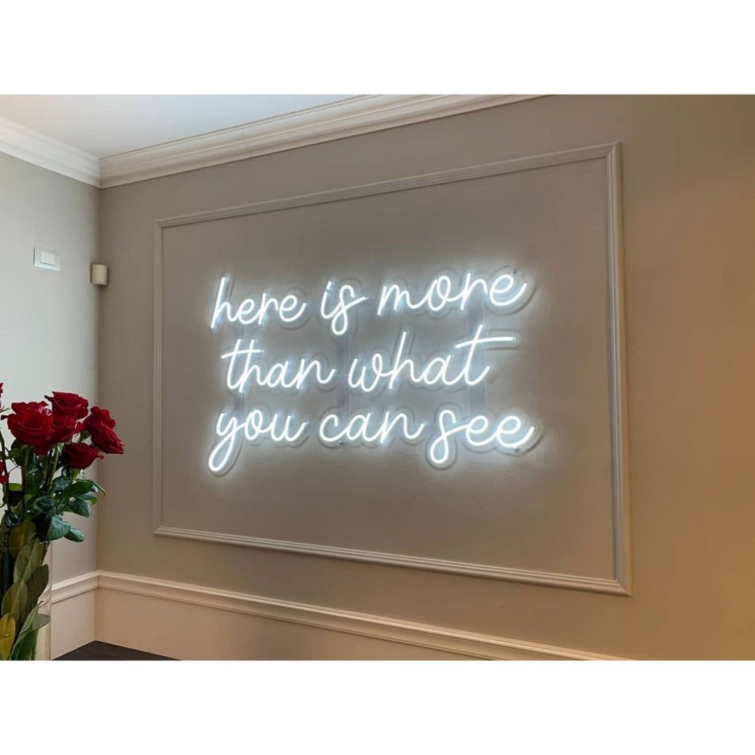 Here Is More Than What You Can See Led Sign Business Neon Sign - Shineneon