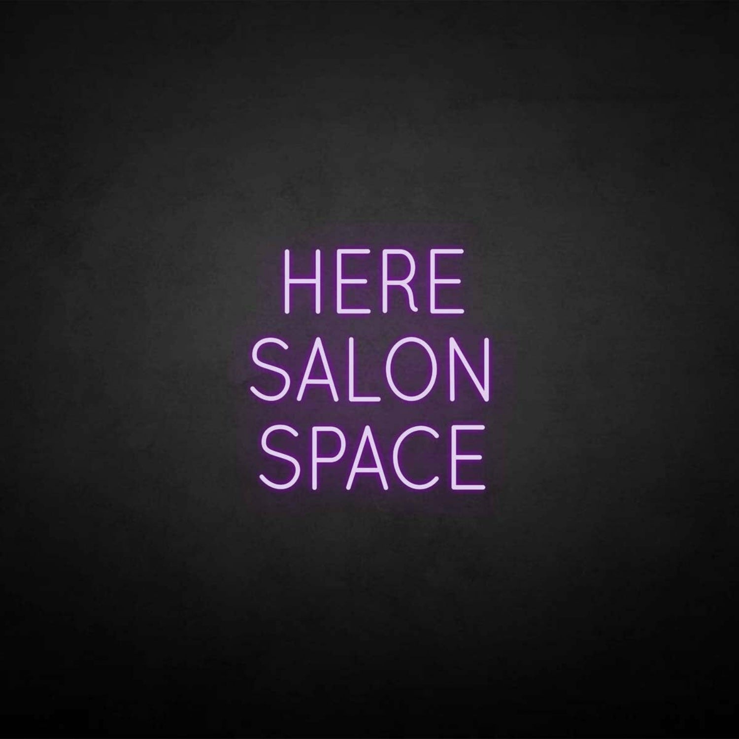 Here Salon Space Neon Sign | Shineneon