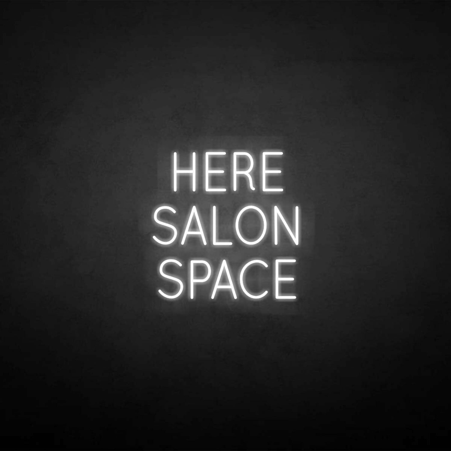 Here Salon Space Neon Sign | Shineneon
