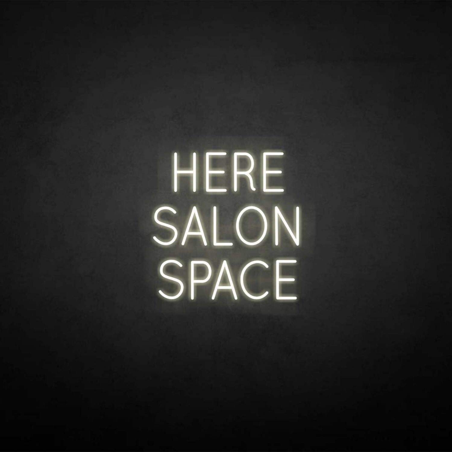Here Salon Space Neon Sign | Shineneon