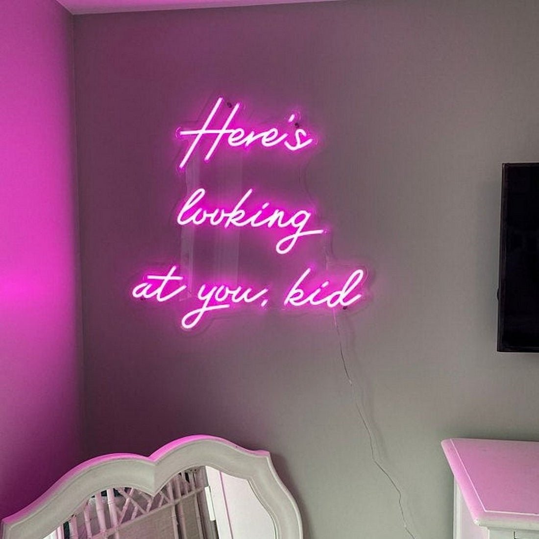 Heres Looking At You Kid Led Sign Business Neon Sign - Shineneon