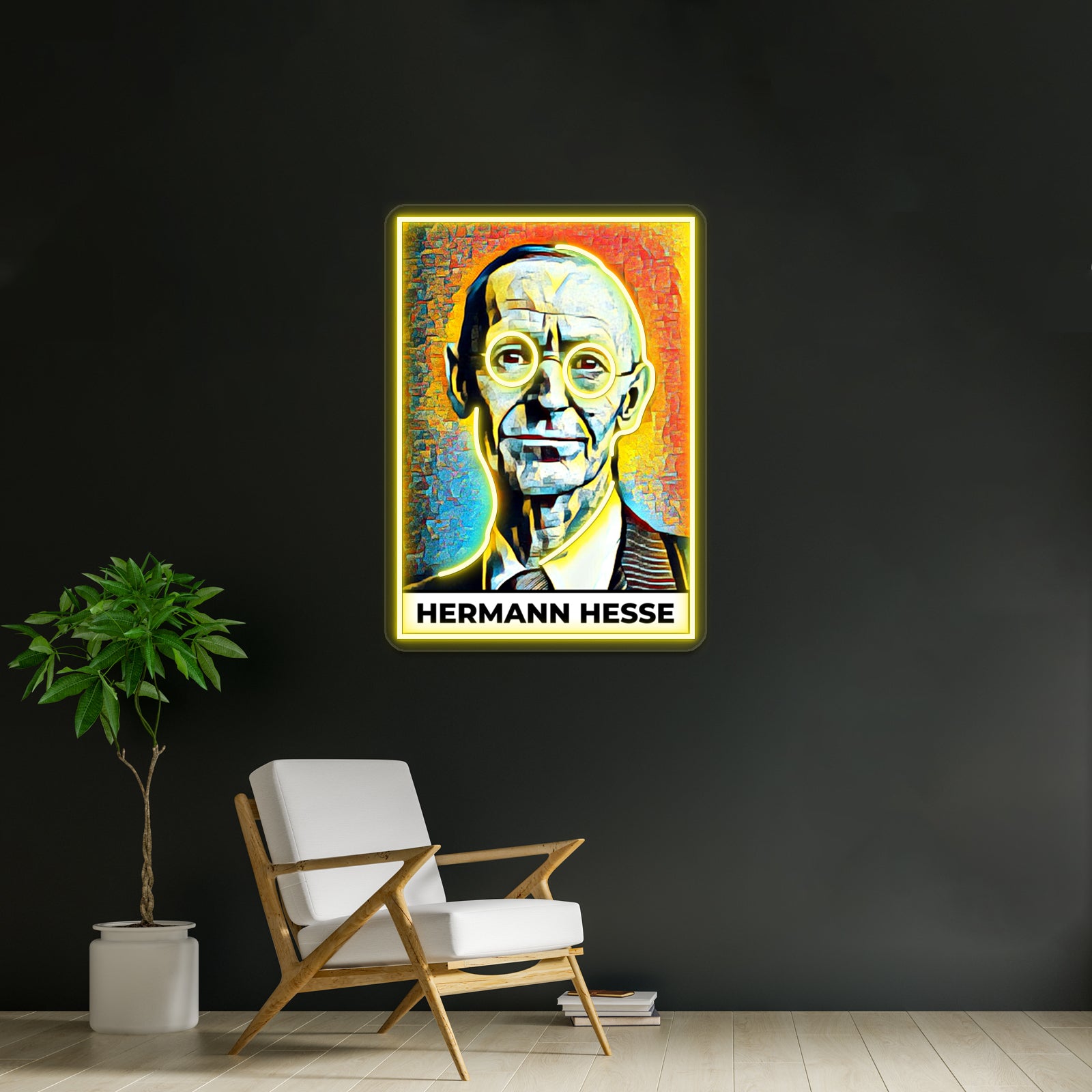 Hermann Hesse Kunst Wall Artwork Neon Signs | Shineneon