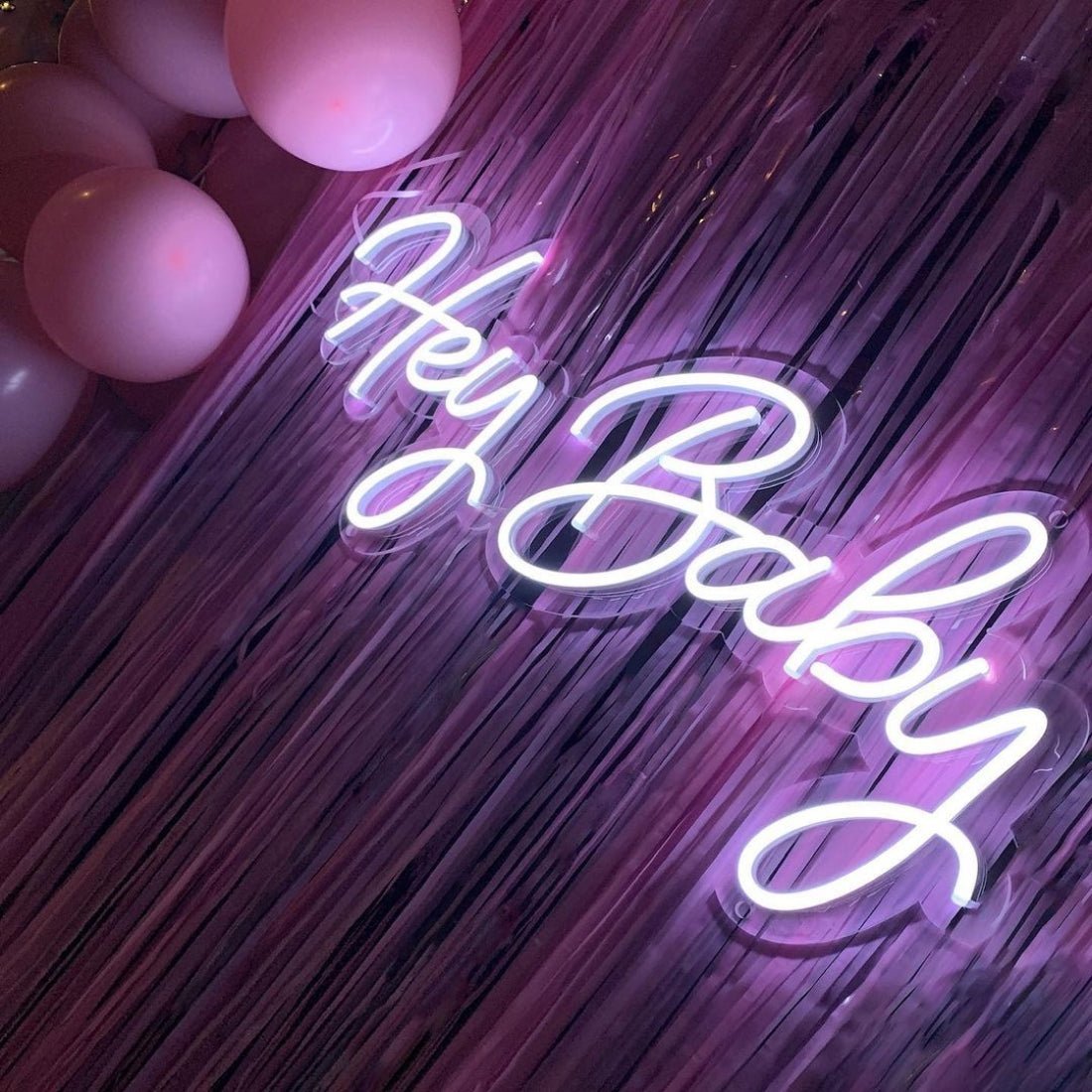 Hey Baby Led Sign Business Neon Sign - Shineneon