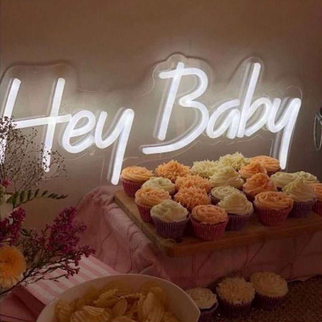 Hey Baby Led Sign Business Neon Signs - Shineneon