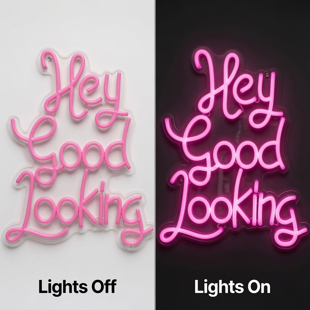 Hey Good Looking LED Neon Sign Wall Neon Sign - Shineneon