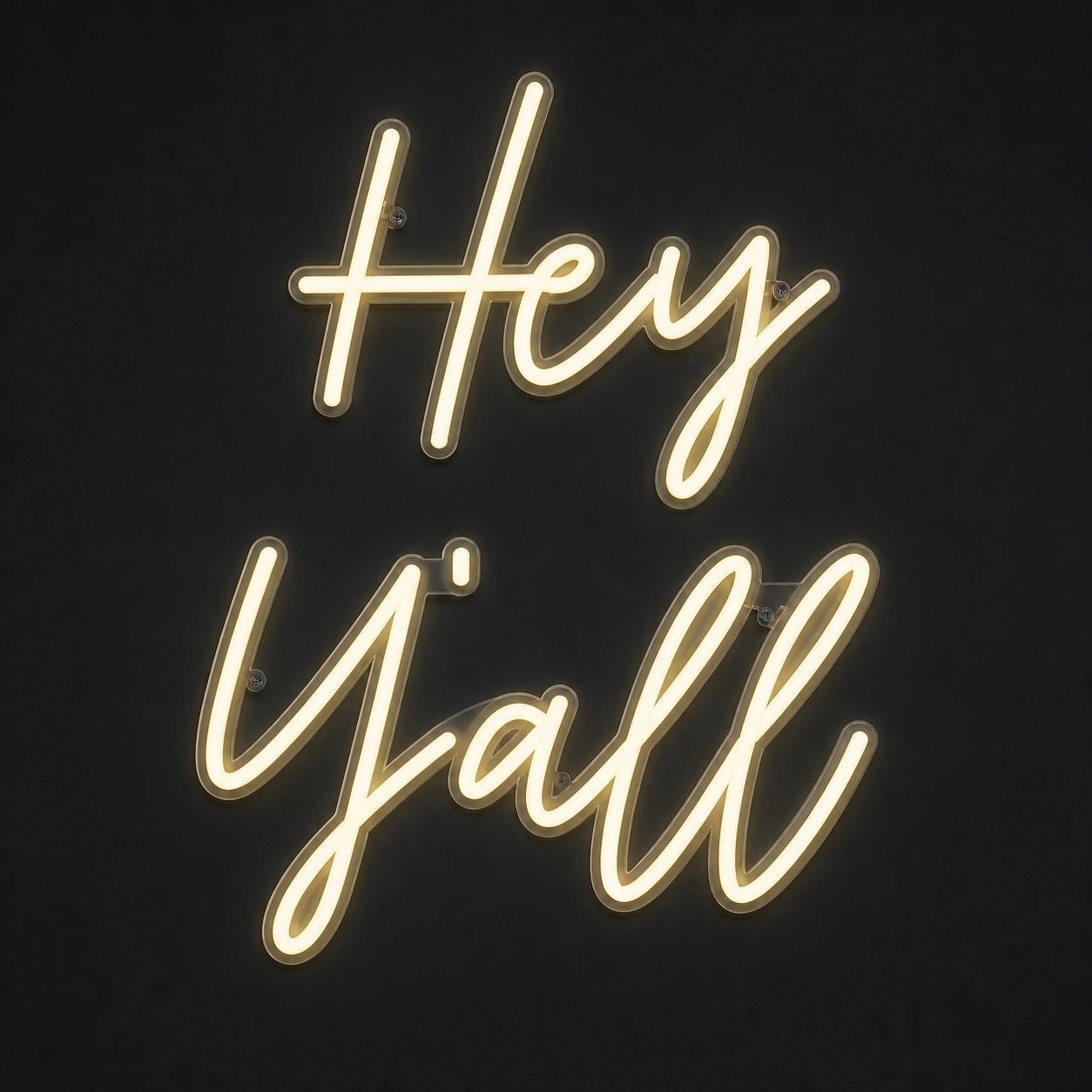 Hey Yall Vintage LED Neon Sign - Shineneon