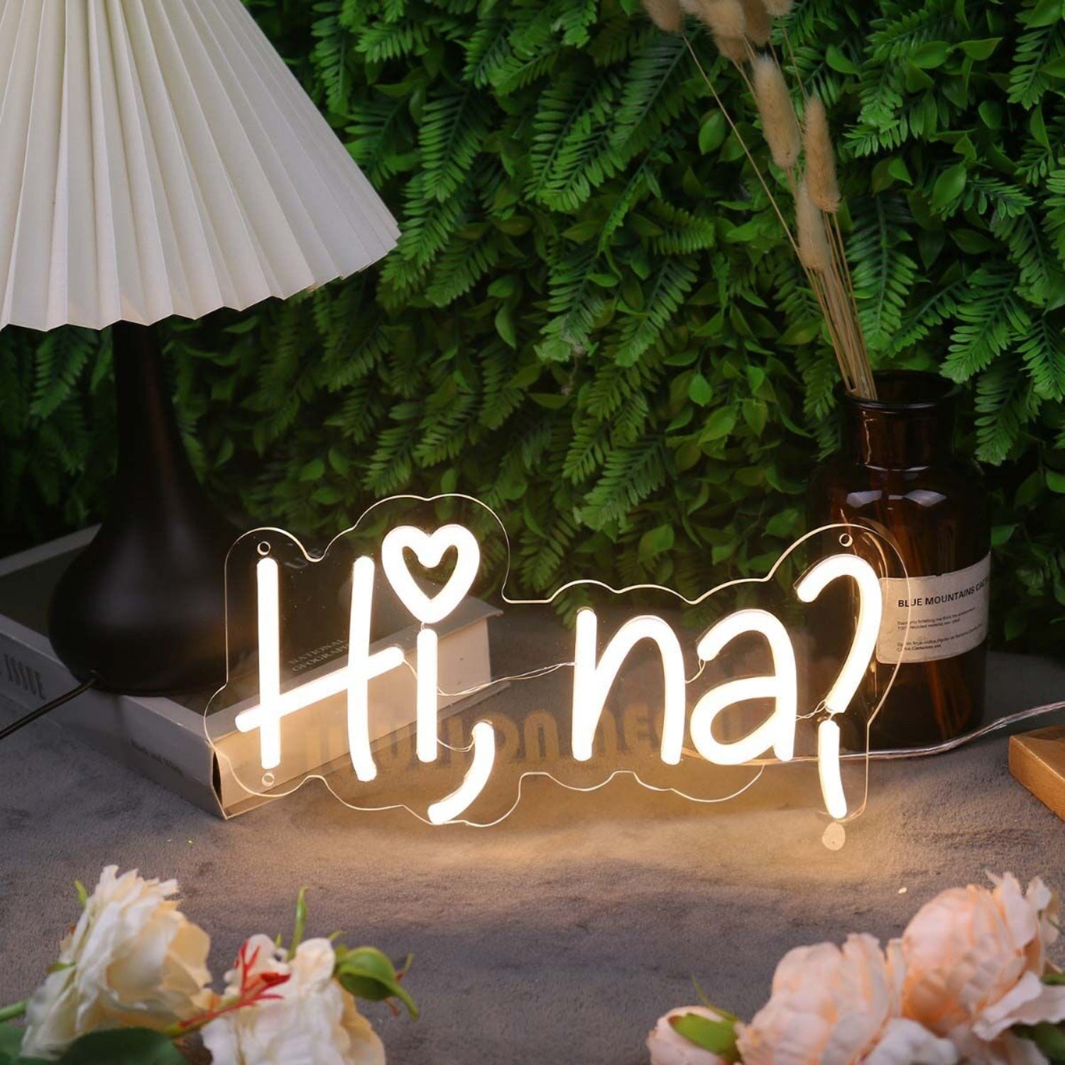 Hi Na Yellow Led Neon Sign - Shineneon