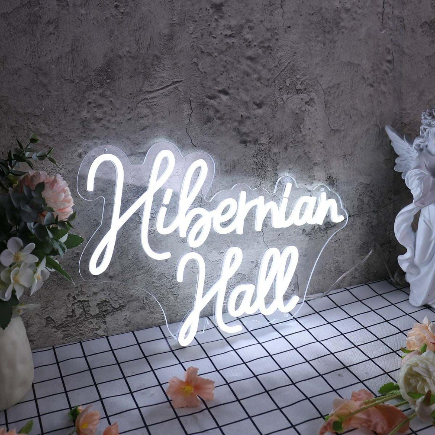 Hibernian Hall White Led Neon Sign - Shineneon