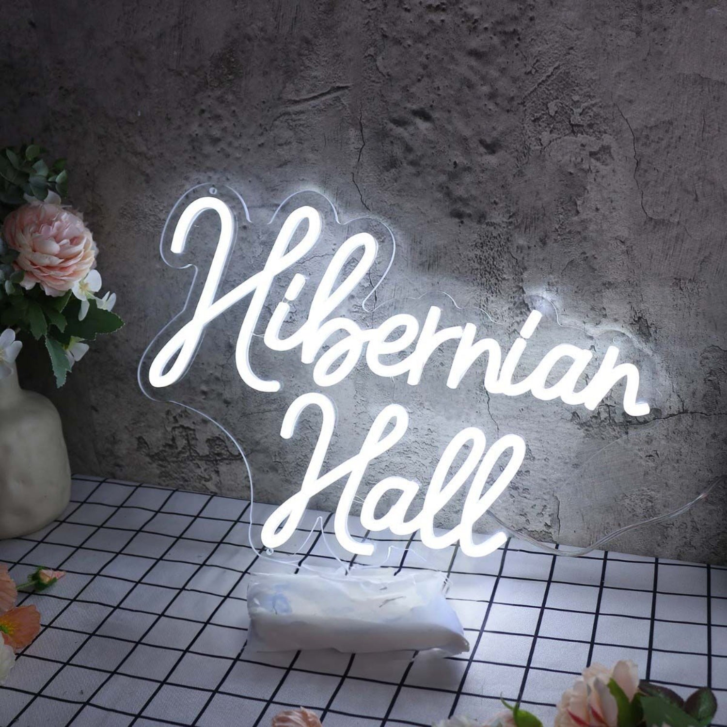 Hibernian Hall White Led Neon Sign - Shineneon