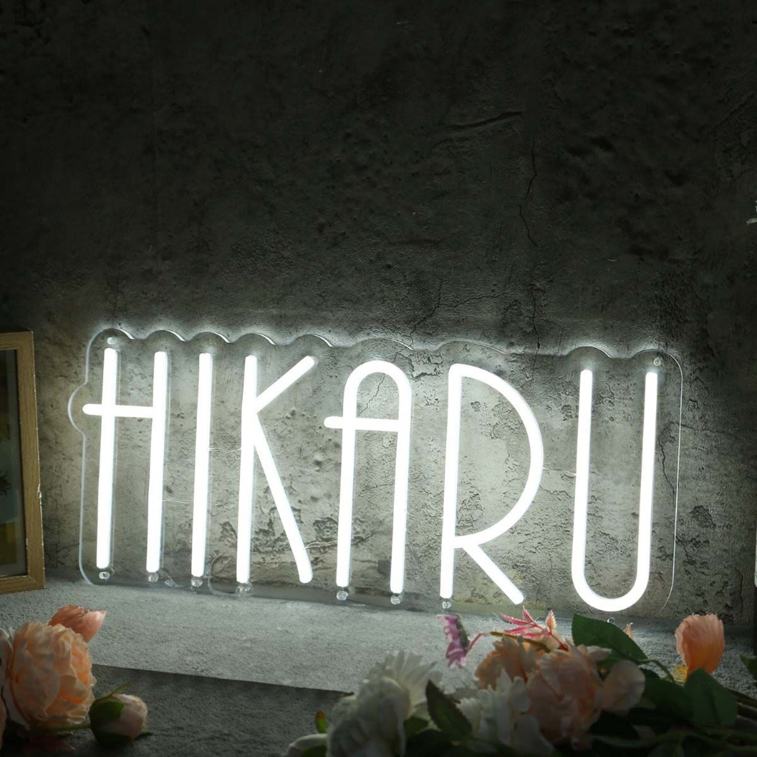Hikaru White Custom Led Neon Sign | Shineneon