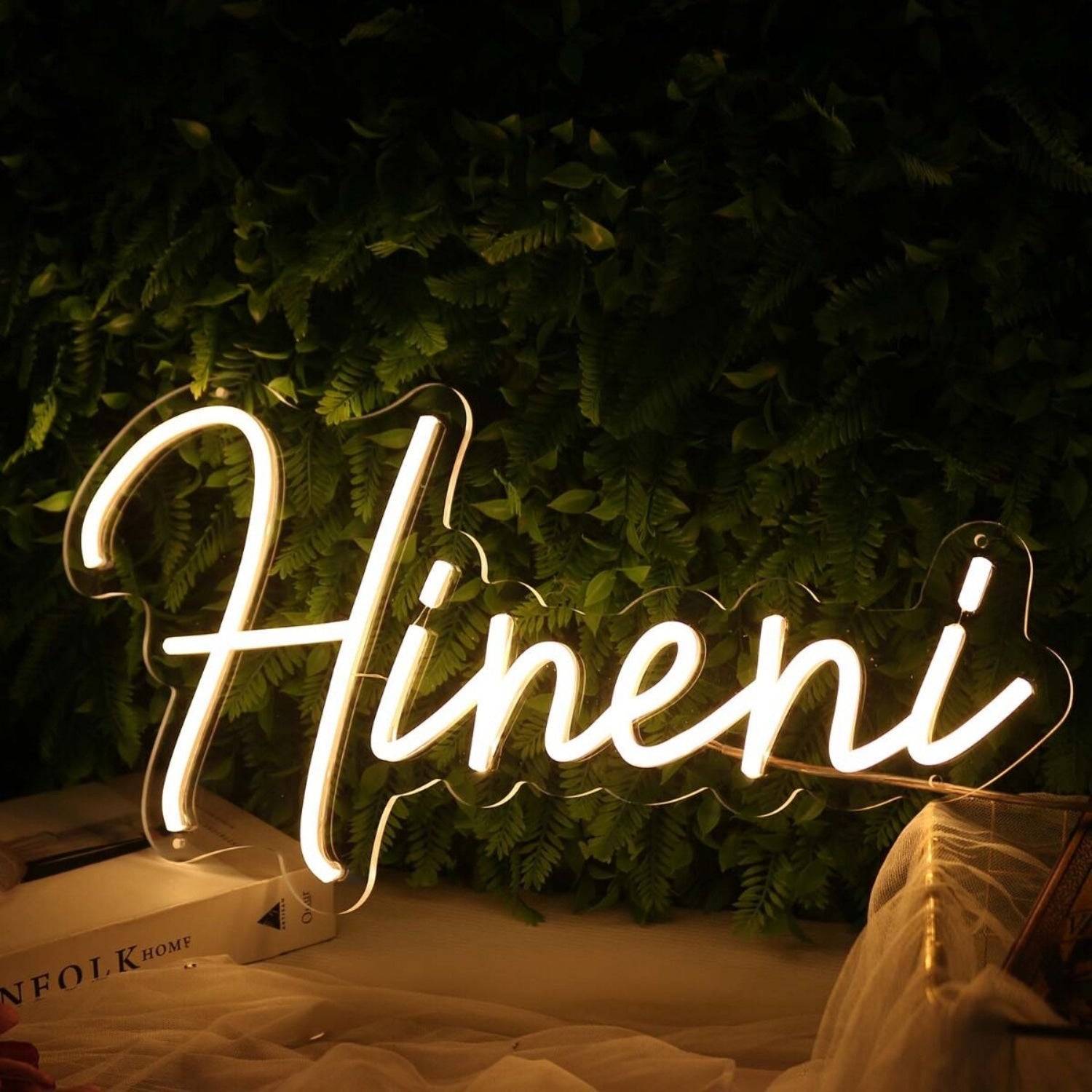 Hineni Yellow Led Neon Sign - Shineneon