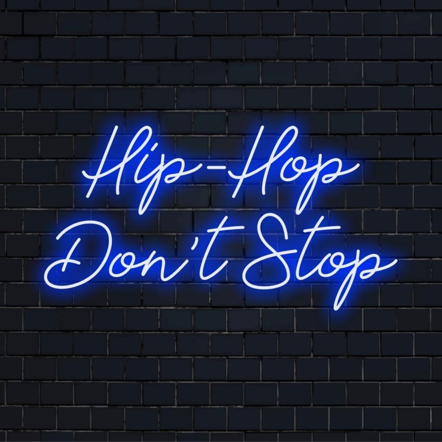 Hip - Hop Dont Stop Led Neon Sign For Bar Studio Club Wall Decor - Shineneon