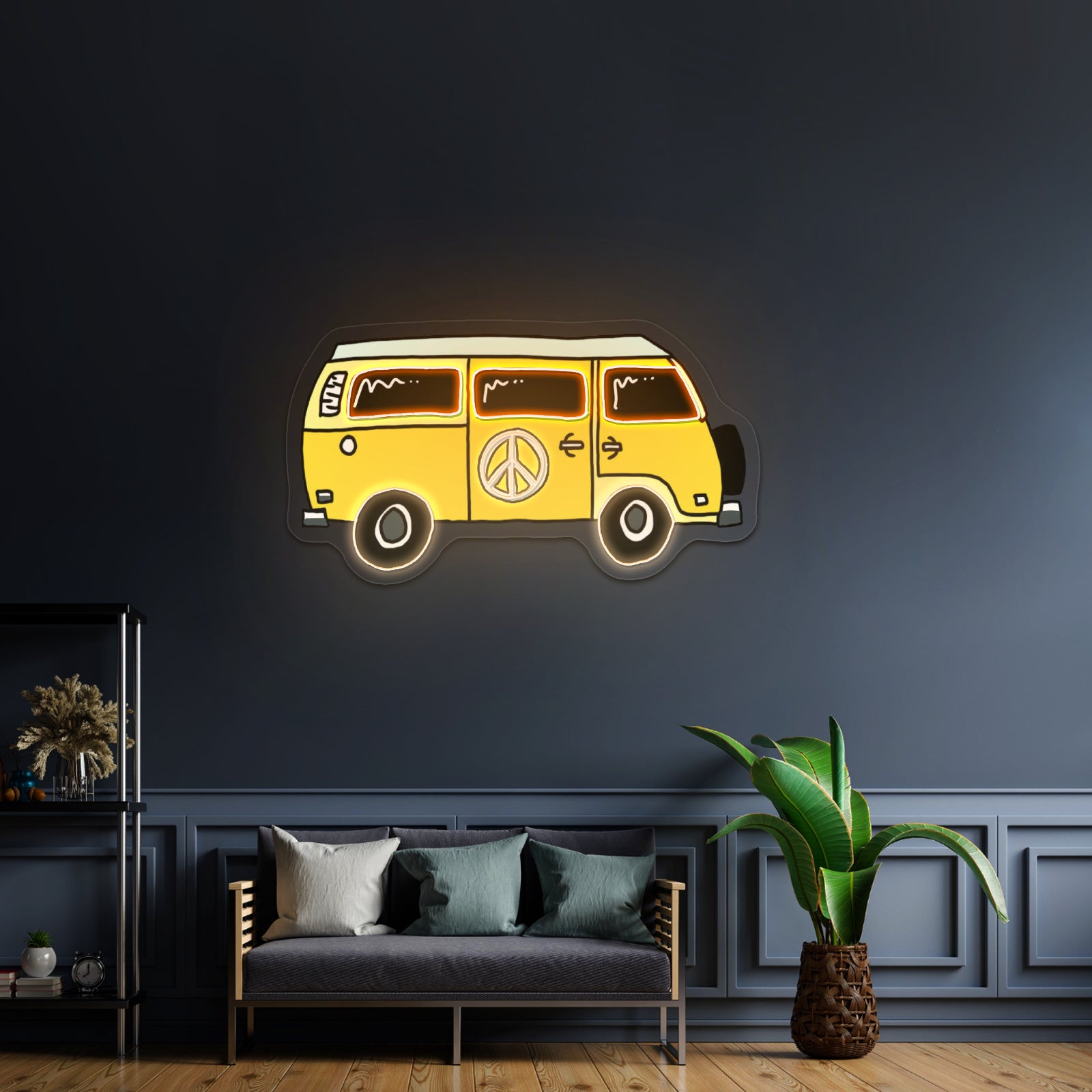 Hippie Truck Neon Signs For Business
