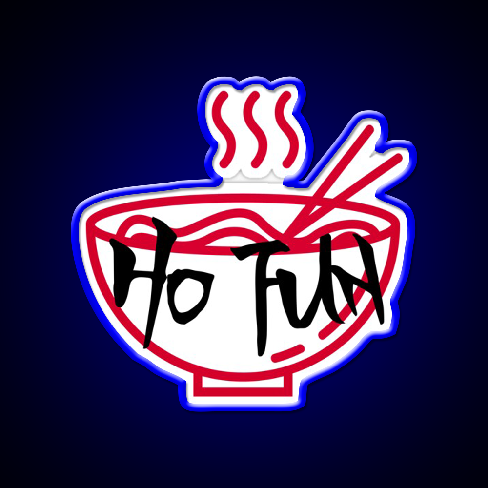 Ho Fun Led Neon Sign Chinese Food Rgb Color