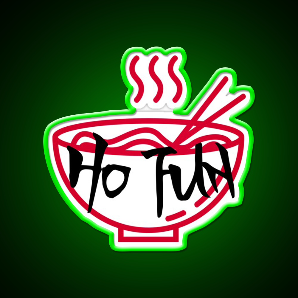 Ho Fun Led Neon Sign Chinese Food Rgb Color