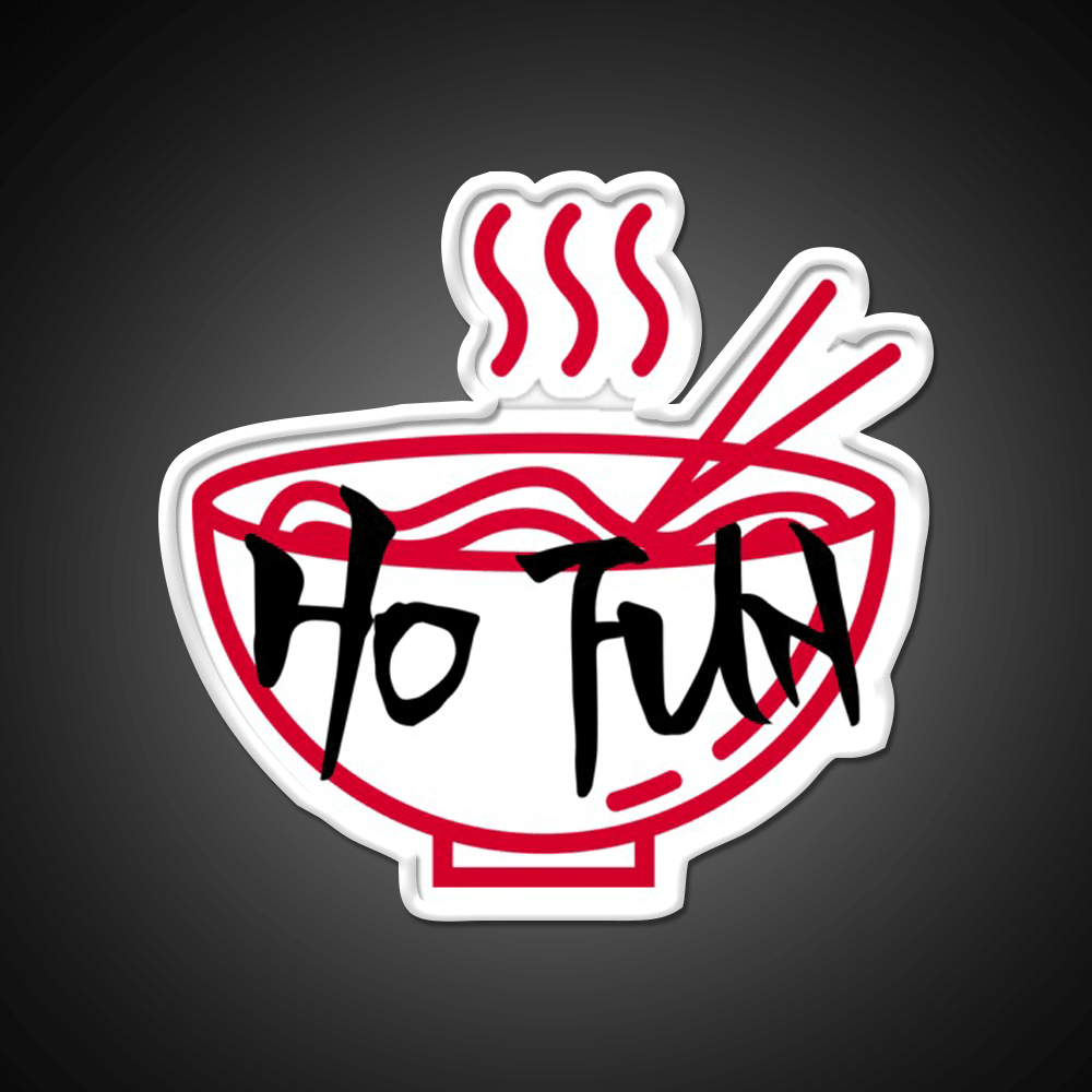 Ho Fun Led Neon Sign Chinese Food Rgb Color - Shineneon