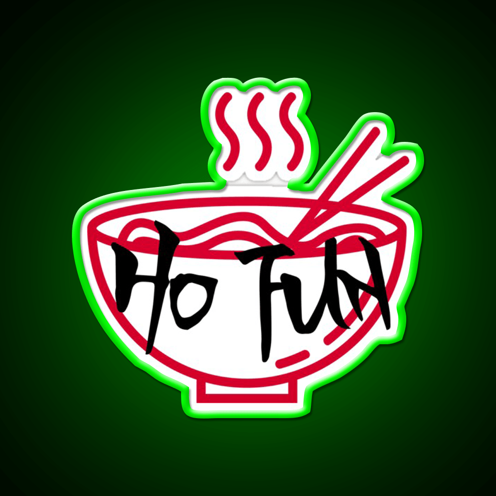 Ho Fun Led Neon Sign Chinese Food Rgb Color - Shineneon