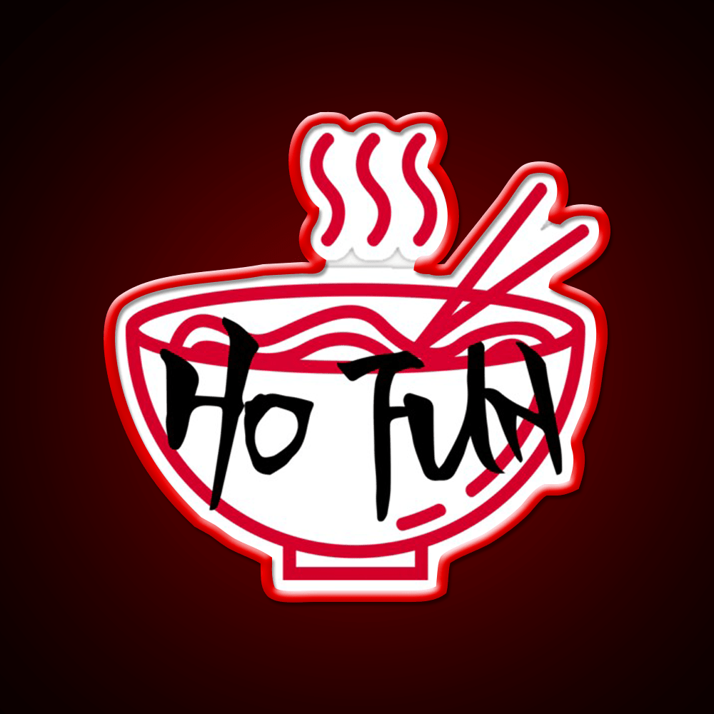 Ho Fun Led Neon Sign Chinese Food Rgb Color - Shineneon