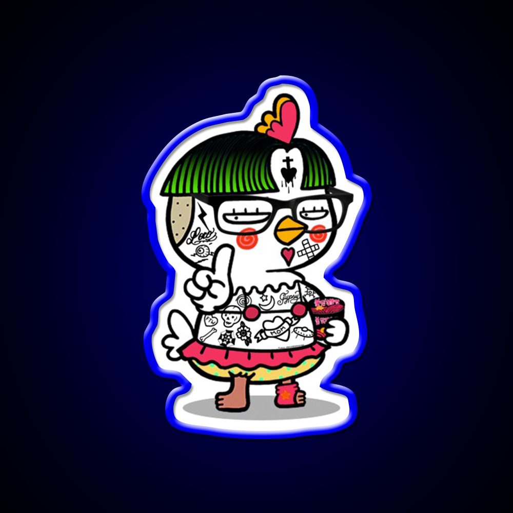 Hochi Remix Spicy Korean Noodles Fast Food Led Neon Sign For Burger Place Rgb Color