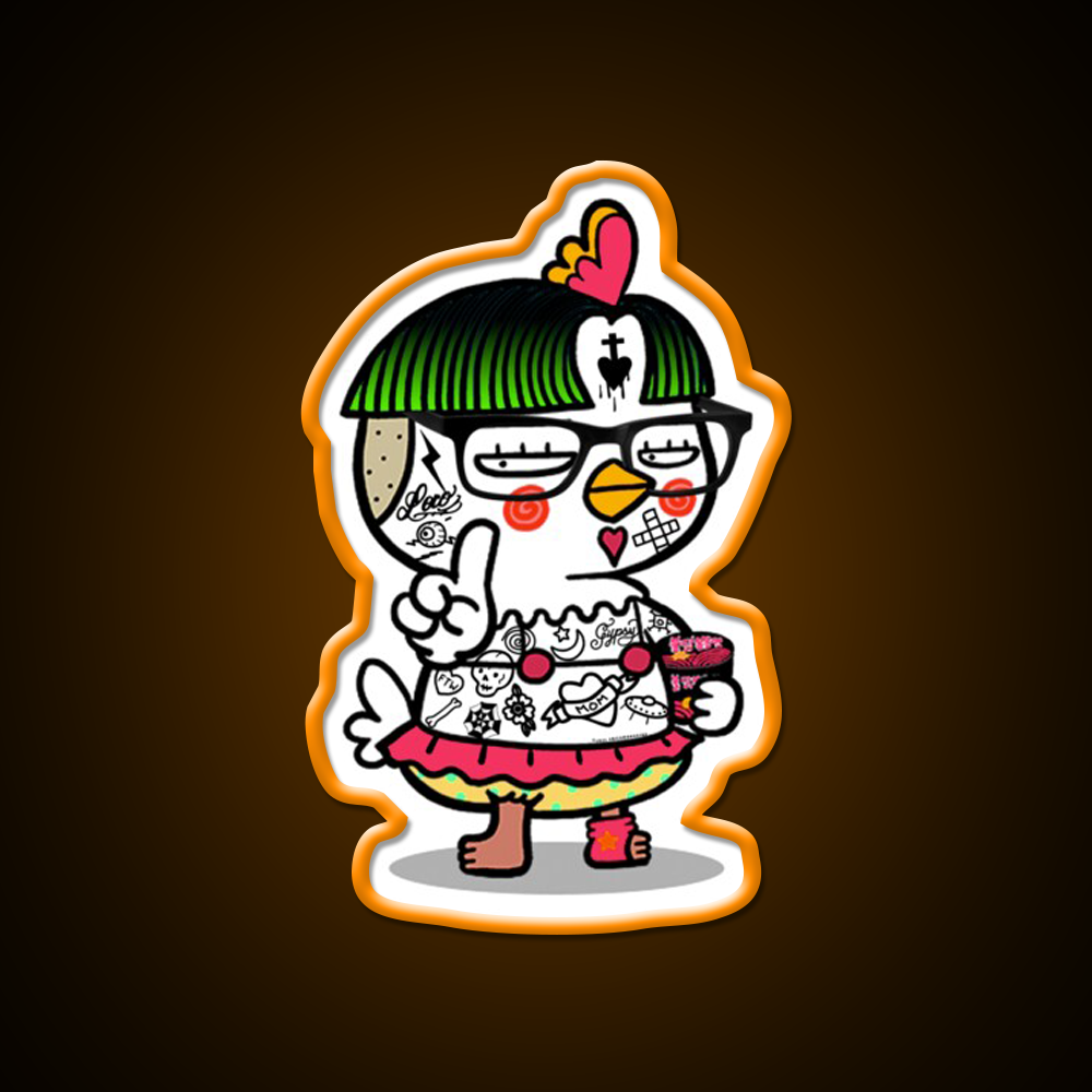 Hochi Remix Spicy Korean Noodles Fast Food Led Neon Sign For Burger Place Rgb Color