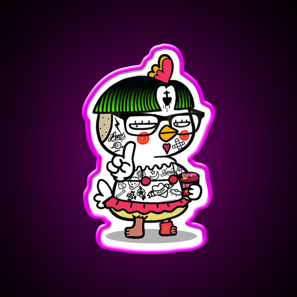 Hochi Remix Spicy Korean Noodles Fast Food Led Neon Sign For Burger Place Rgb Color