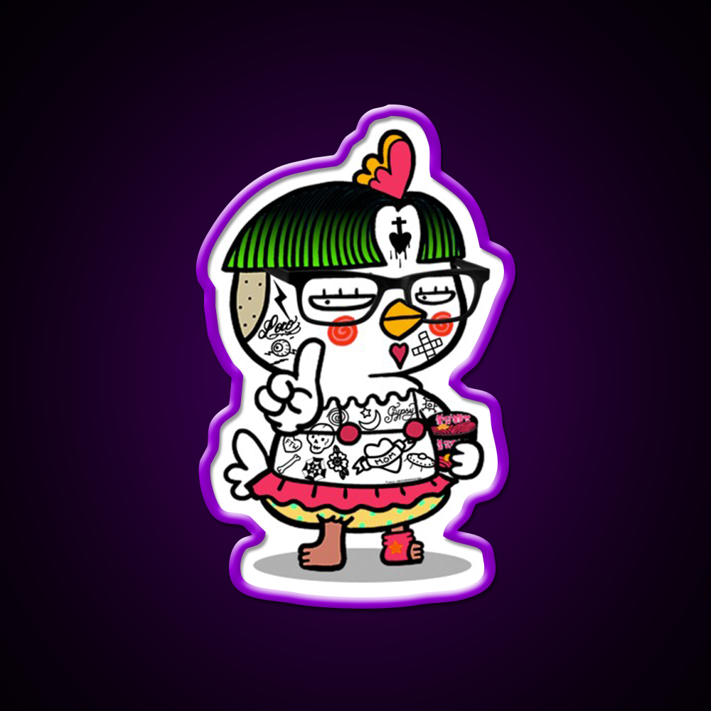 Hochi Remix Spicy Korean Noodles Fast Food Led Neon Sign For Burger Place Rgb Color