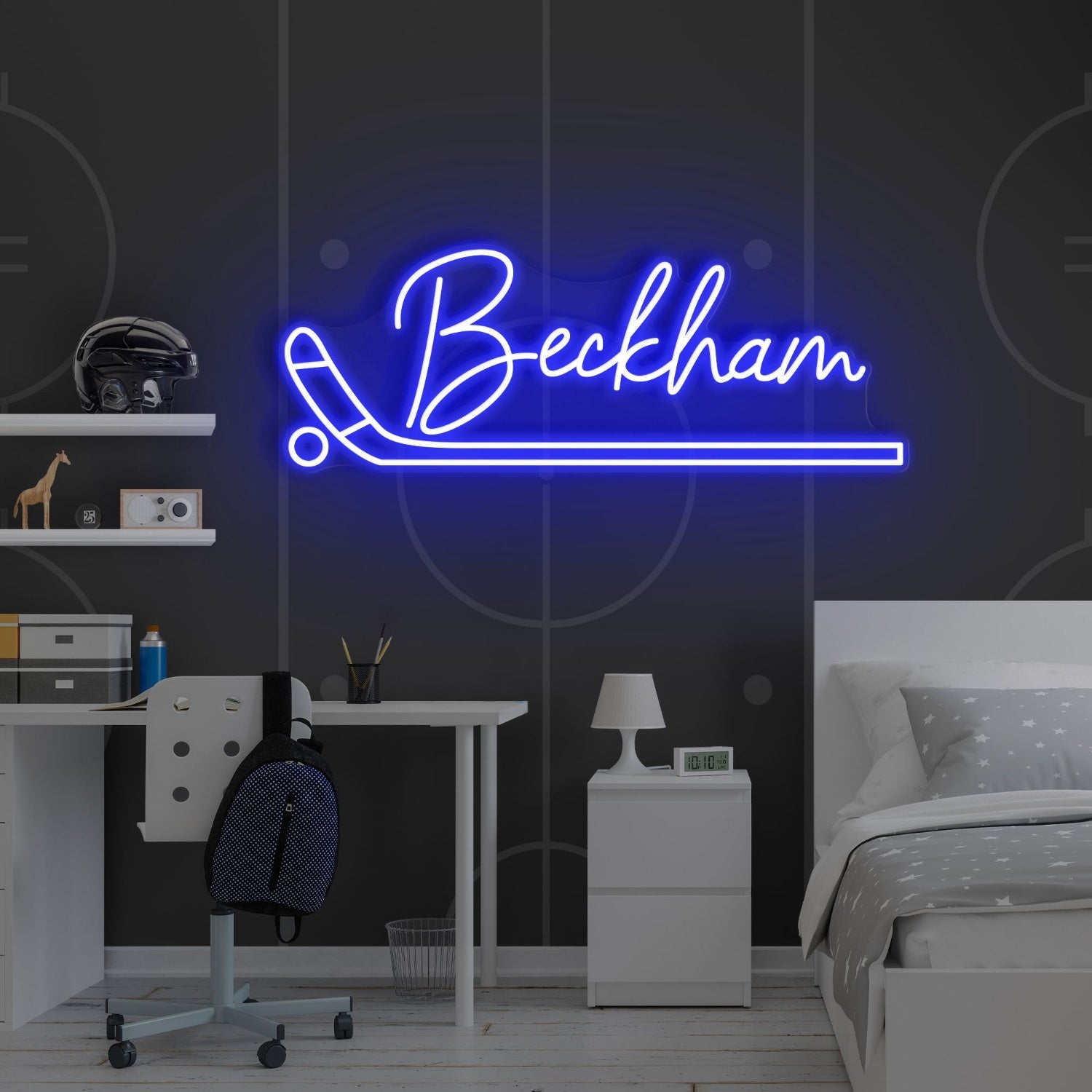 Hockey Led Neon Sign With Your Kids Name | Shineneon