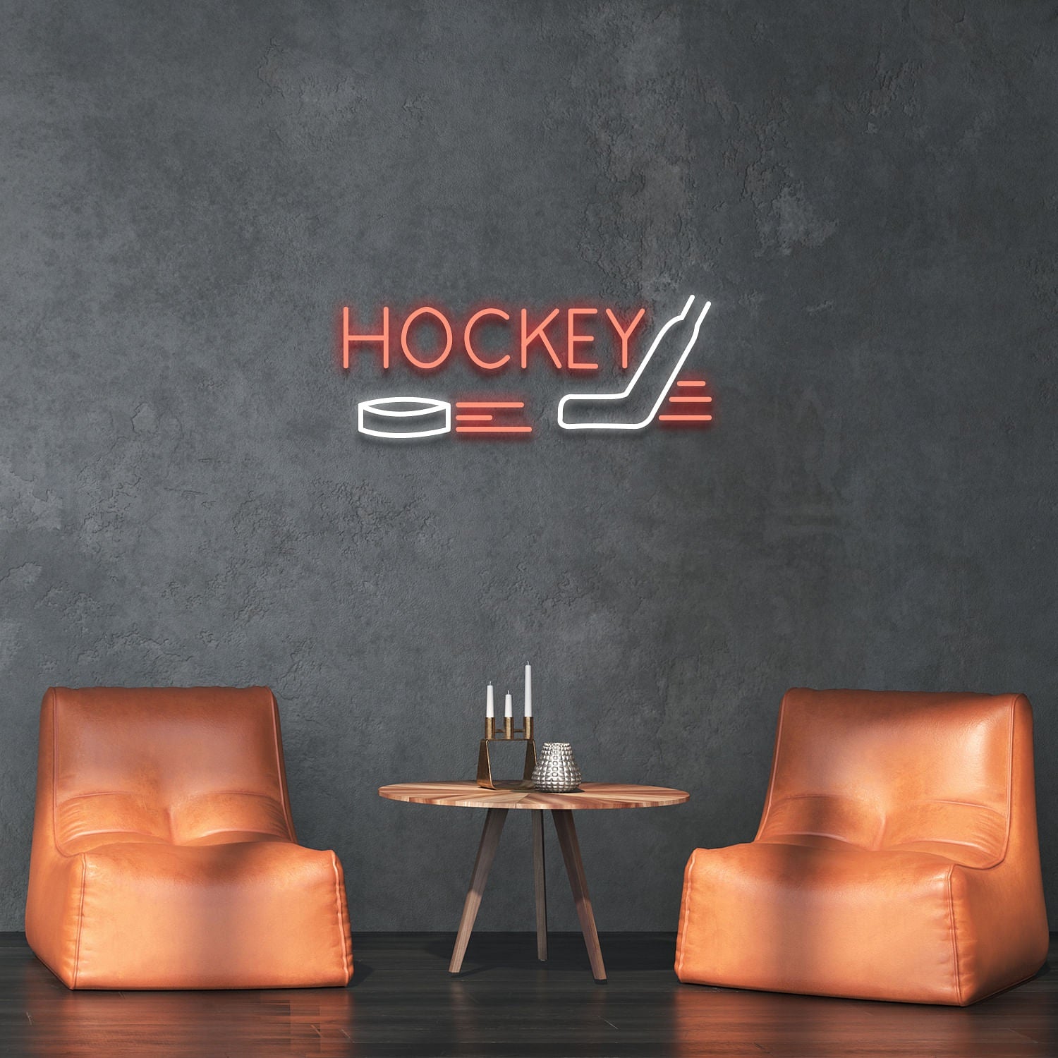 Hockey Led Neon Signs Wall Art Gaming Neon Led Signs | Shineneon