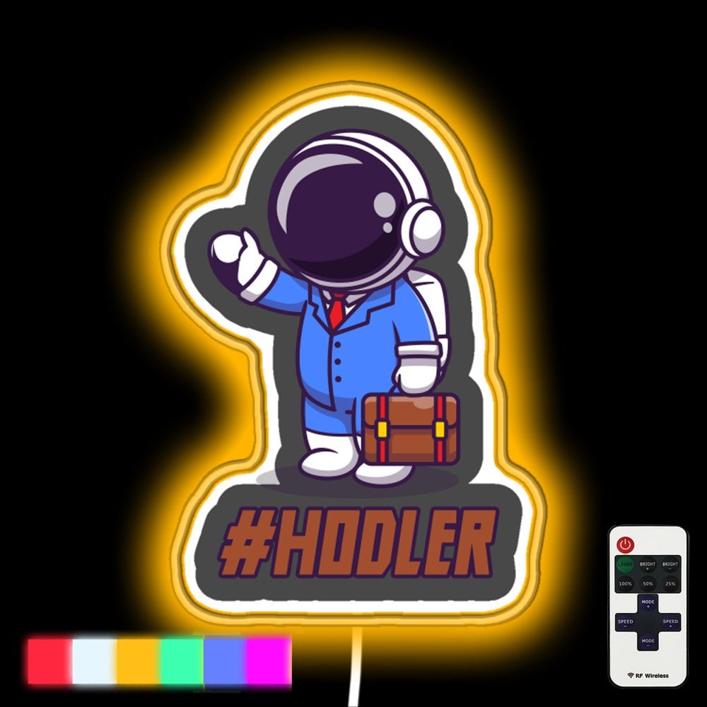 Hodler Crypto Trader Led Neon Sign - Shineneon