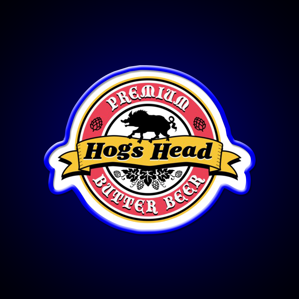 Hogs Head Butter Beer Bar Decor Led Neon Sign Rgb Color - LED neon sign view 5