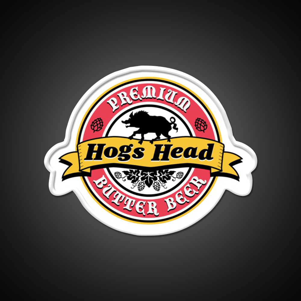 Hogs Head Butter Beer Bar Decor Led Neon Sign Rgb Color - LED neon sign view 11