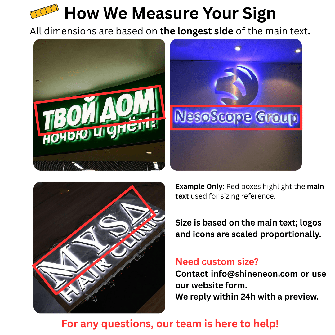 Hohler 3D Frontlit And Backlit Channel Letter Led Light Sign - Shineneon