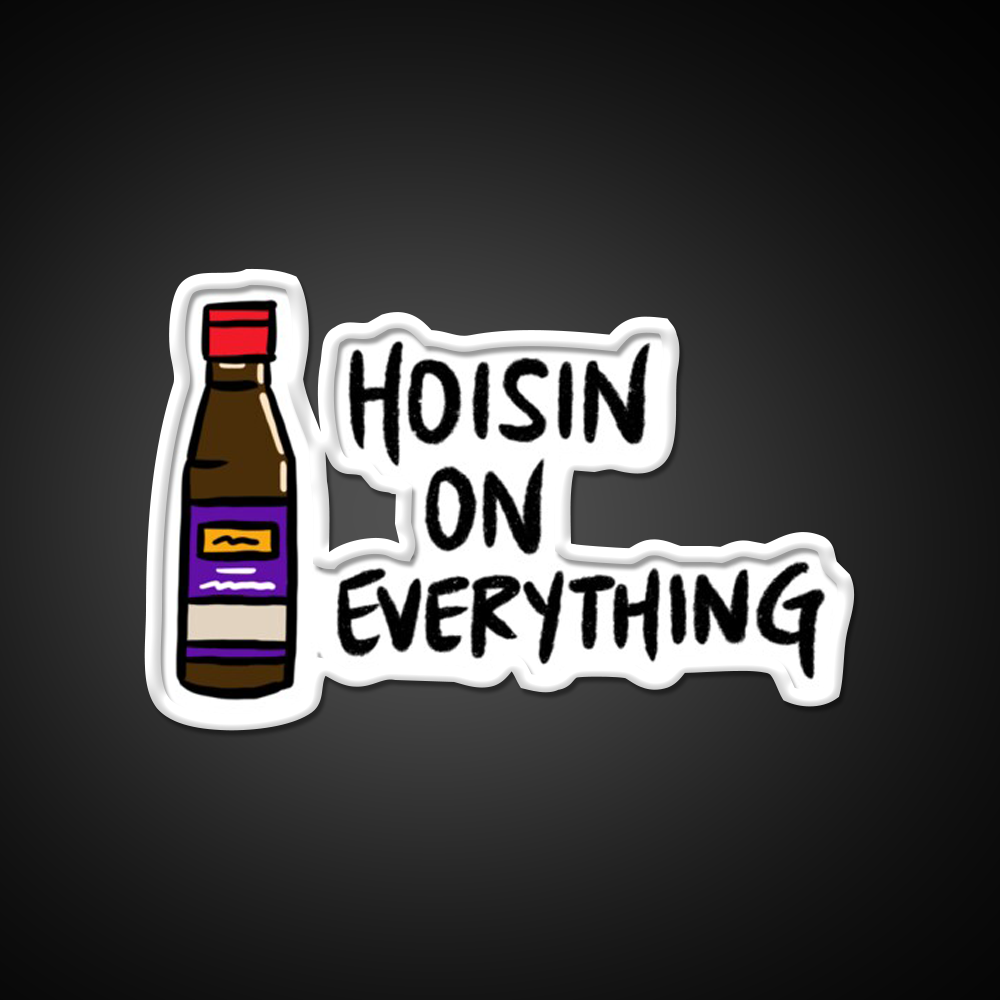 Hoisin Sauce On Everything Sauce Bottle Led Neon Sign Chinese Food Rgb Color