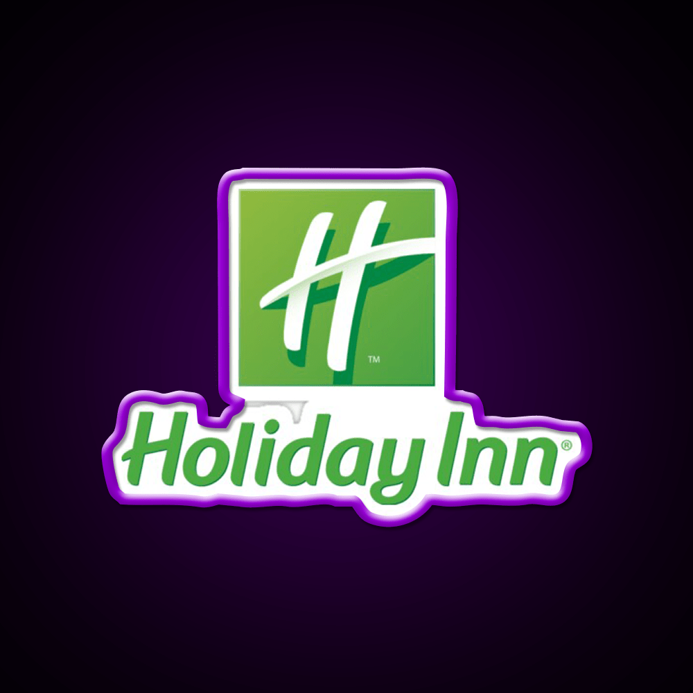 Holiday Inn Logo Fast Food Led Neon Sign For Burger Place Rgb Color - Shineneon