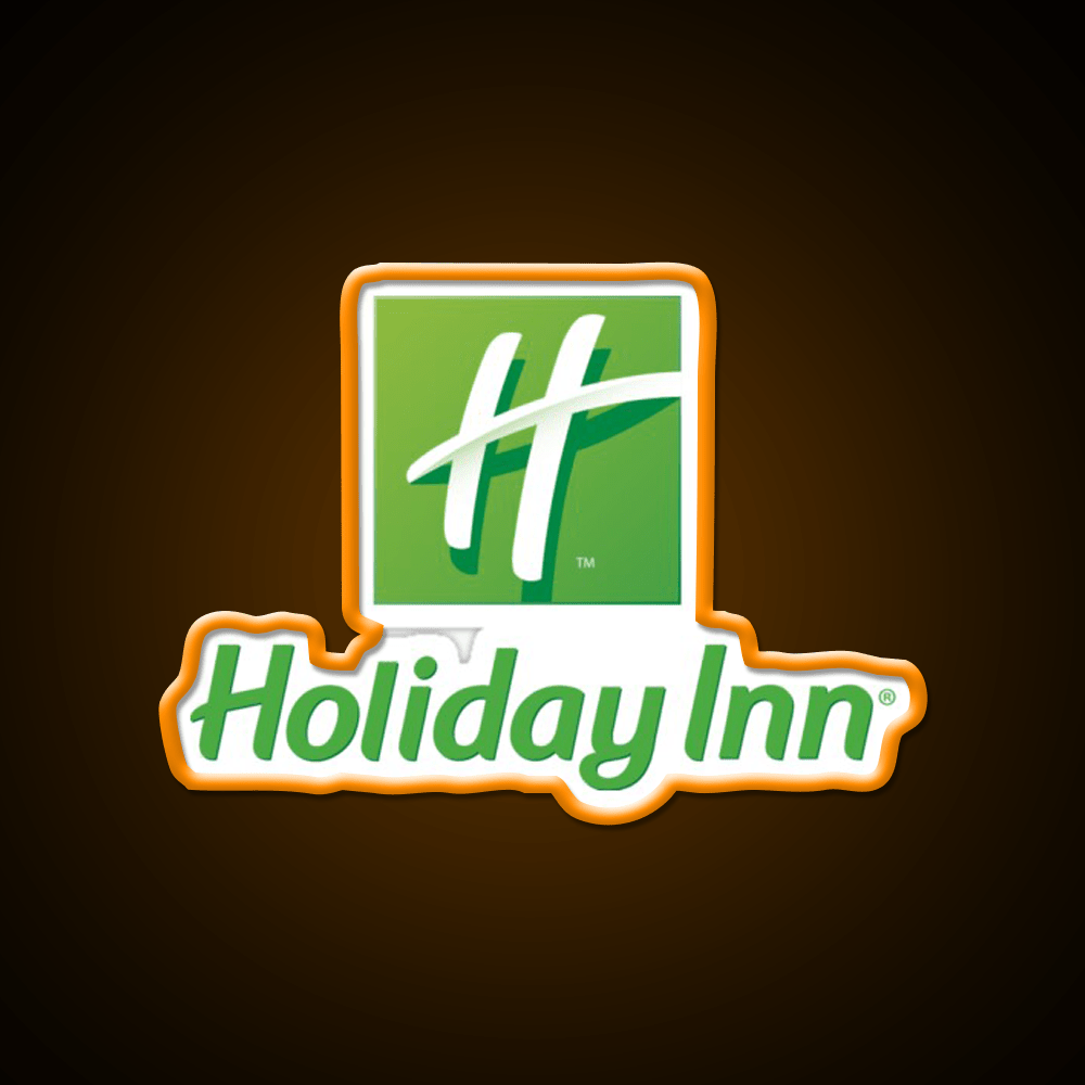 Holiday Inn Logo Fast Food Led Neon Sign For Burger Place Rgb Color - Shineneon