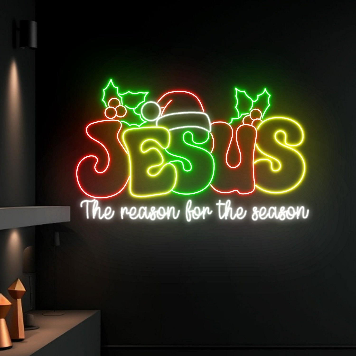 Holidays Jesus The Reason For The Season Led Neon Sign | Shineneon
