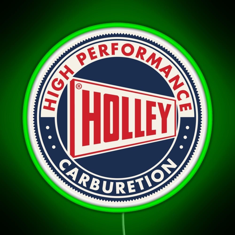 Holley High Performance Carburetion Rgb Neon Sign - Shineneon