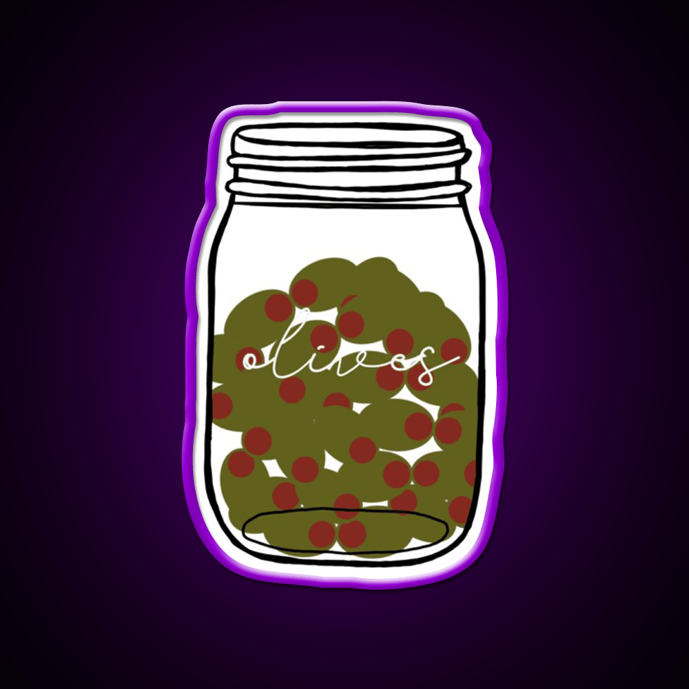 Holly S Olives Snack Food Led Neon Sign Rgb Color - Shineneon