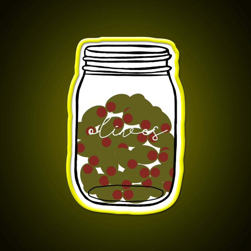 Holly S Olives Snack Food Led Neon Sign Rgb Color - Shineneon